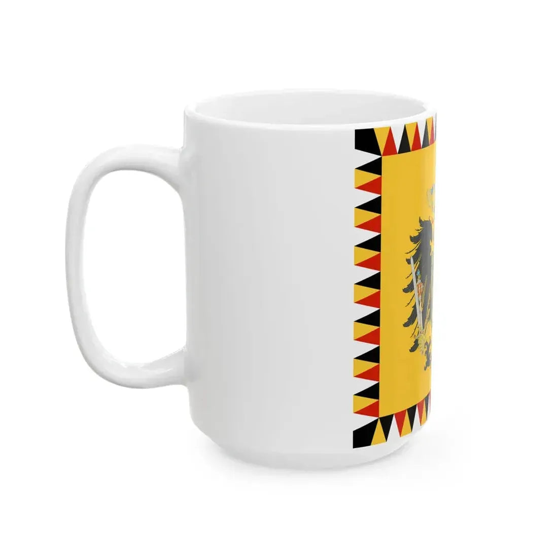 Imperial Standard of the Austrian Empire 1815-1866 (Austria) White Coffee Mug - Go Mug Yourself