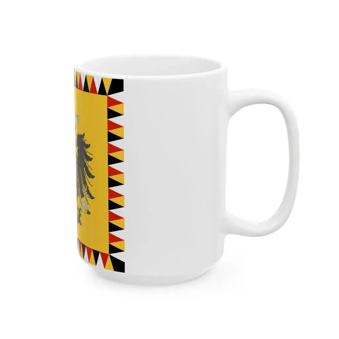 Imperial Standard of the Austrian Empire 1815-1866 (Austria) White Coffee Mug - Go Mug Yourself