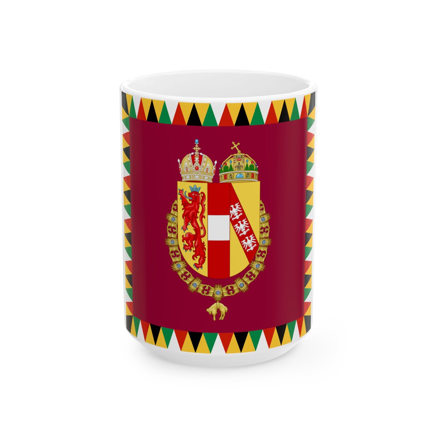 Imperial Standard of the Emperor of Austria 1915-1918 (Austria) White Coffee Mug-15oz-Go Mug Yourself