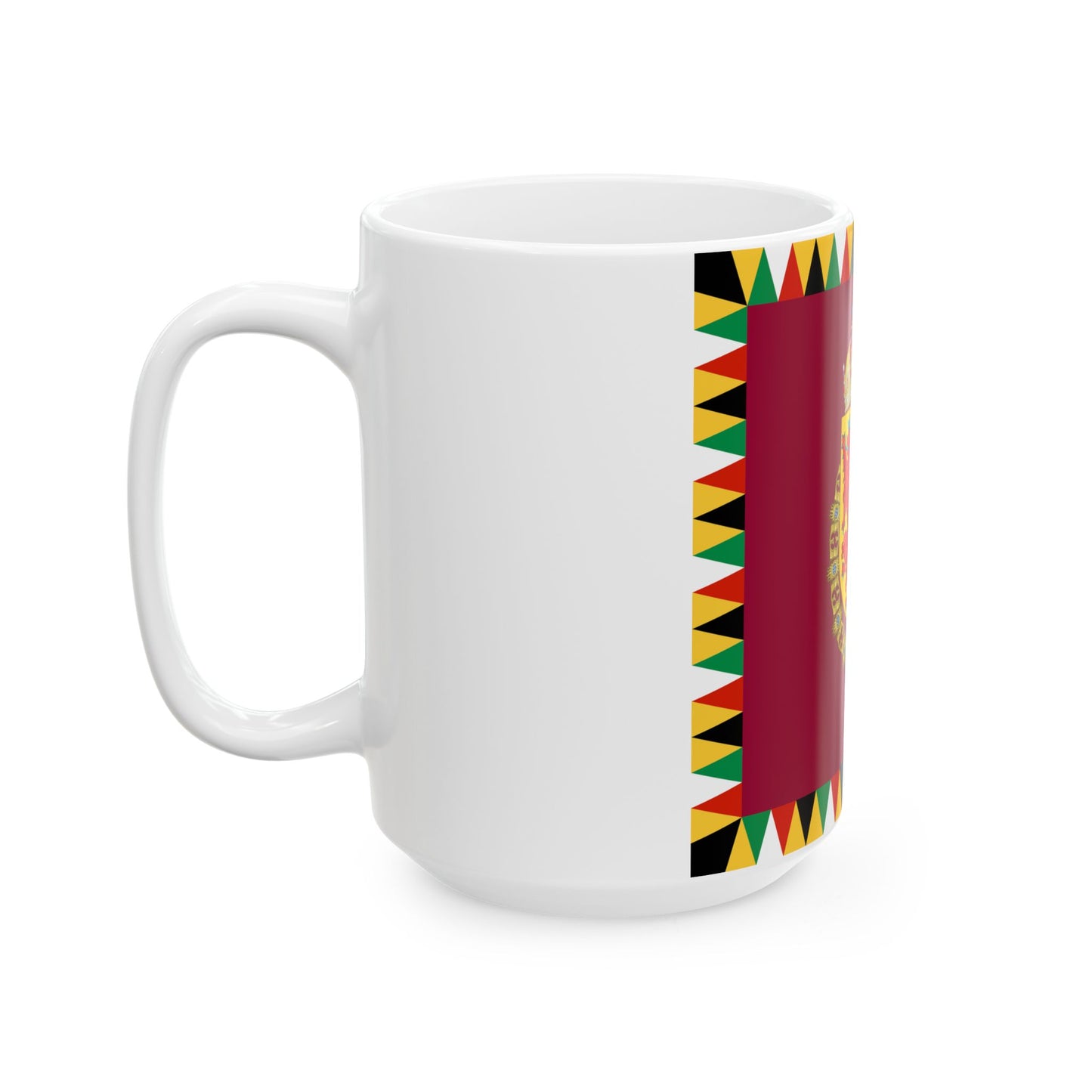 Imperial Standard of the Emperor of Austria 1915-1918 (Austria) White Coffee Mug-Go Mug Yourself