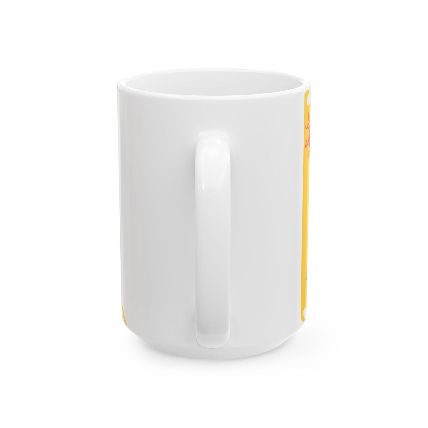 Imperial standard of the Qing Emperor (China) White Coffee Mug-Go Mug Yourself