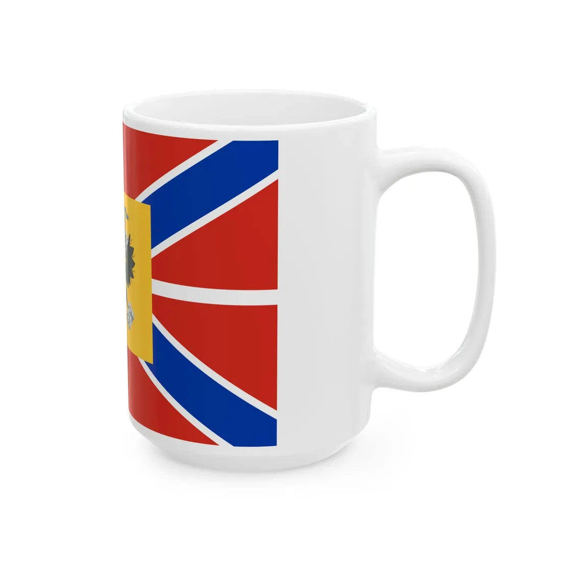 Imperial Standard of the Tsesarevich of Russia (Estonia) White Coffee Mug - Go Mug Yourself