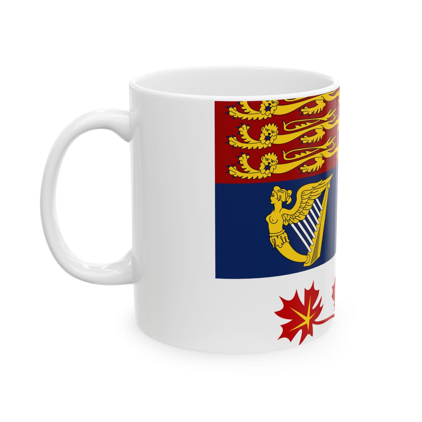 Improved Royal Standard of Canada (Canada) White Coffee Mug-Go Mug Yourself