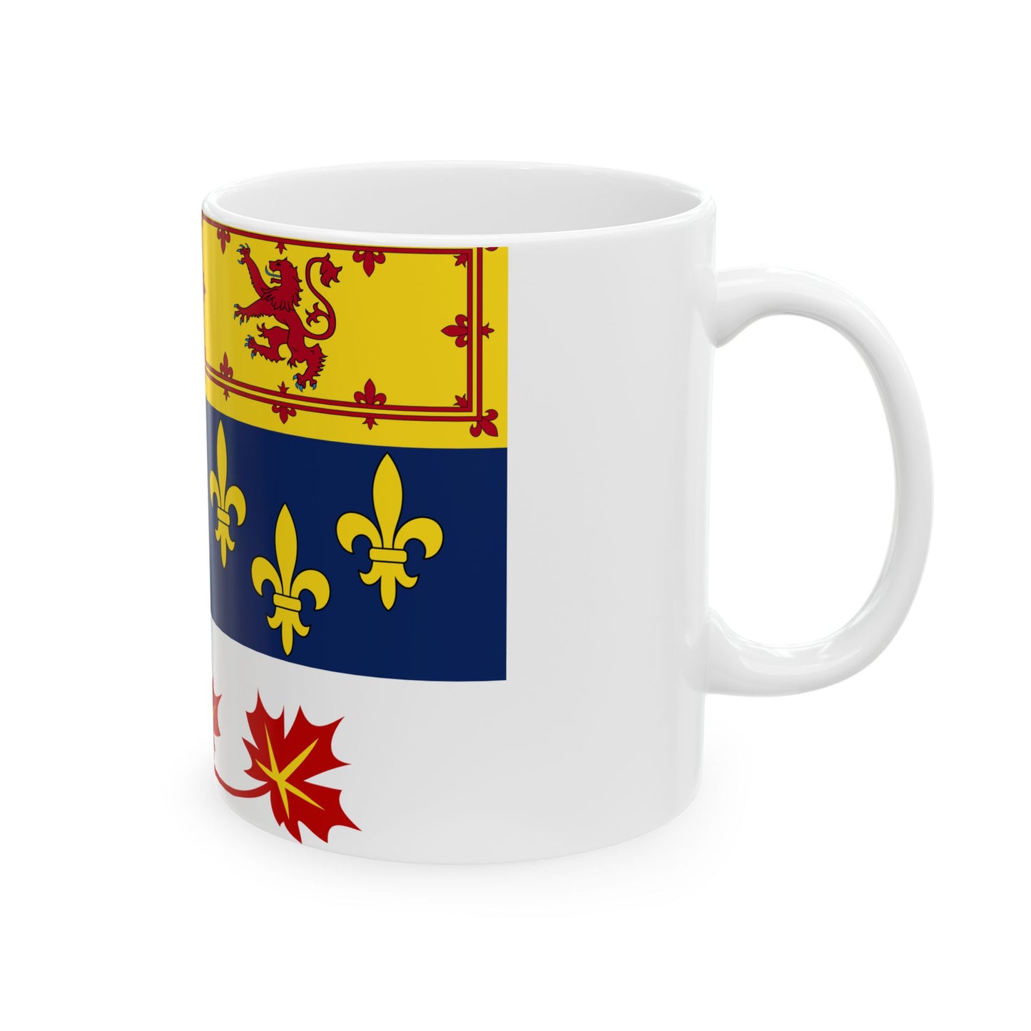 Improved Royal Standard of Canada (Canada) White Coffee Mug-Go Mug Yourself