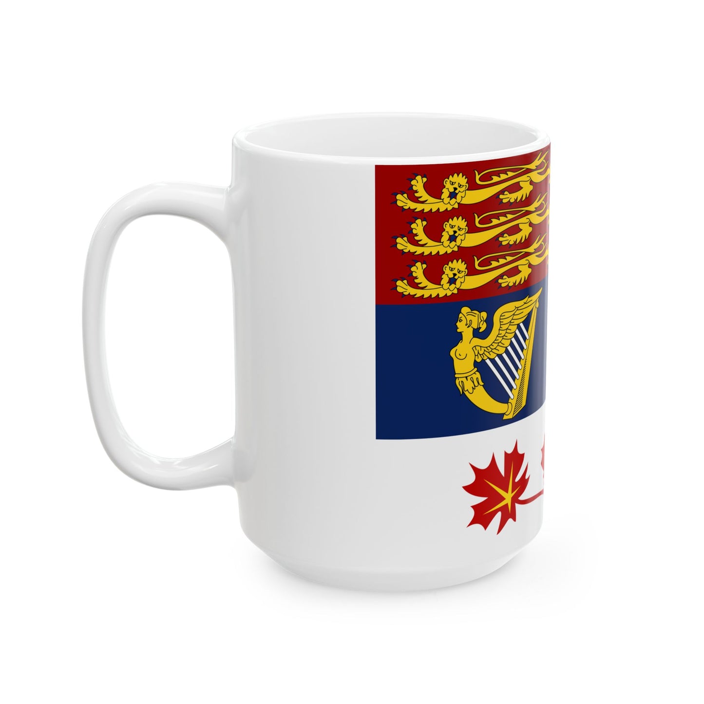 Improved Royal Standard of Canada (Canada) White Coffee Mug-Go Mug Yourself