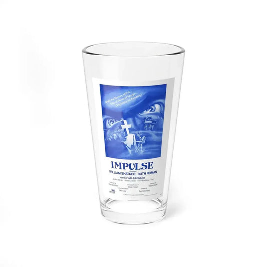 IMPULSE 1984 Movie Poster - Pint Glass 16oz 16oz - Go Mug Yourself