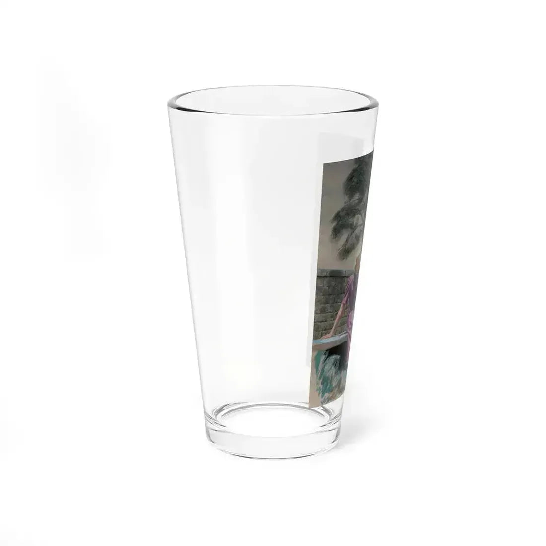 In Her Thoughts, paperback cover - Pint Glass 16oz - Go Mug Yourself