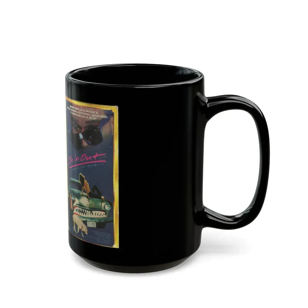 IN N OUT BORDERLINE INSANITY (VHS COVER) - Black Coffee Mug - Go Mug Yourself