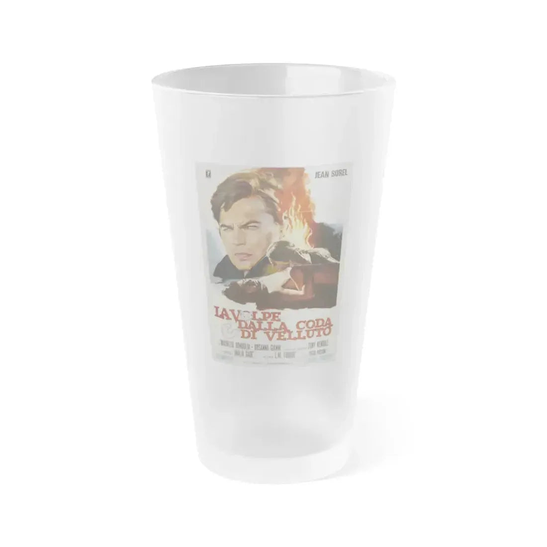 IN THE EYE OF THE HURRICANE 1971 Movie Poster - Frosted Pint Glass 16oz 16oz Frosted - Go Mug Yourself