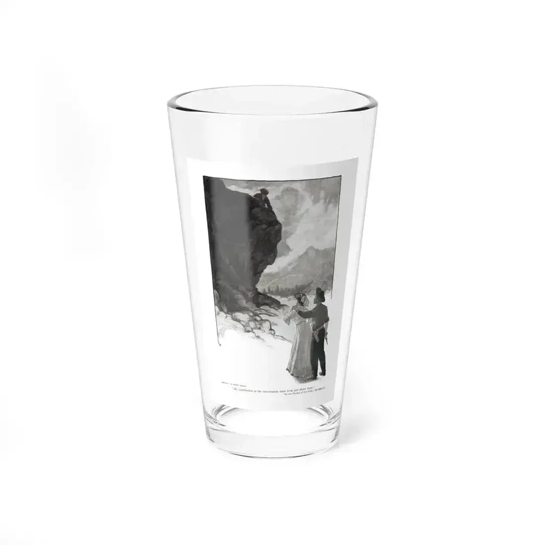 In The Garden of the Gods, RedBook magazine, September 1905 - Pint Glass 16oz 16oz - Go Mug Yourself