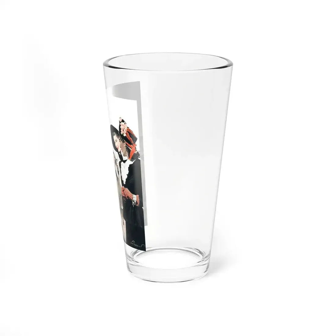 In The Palm Of Her Hand by Duane Decker, Liberty magazine, 1946 - Pint Glass 16oz - Go Mug Yourself