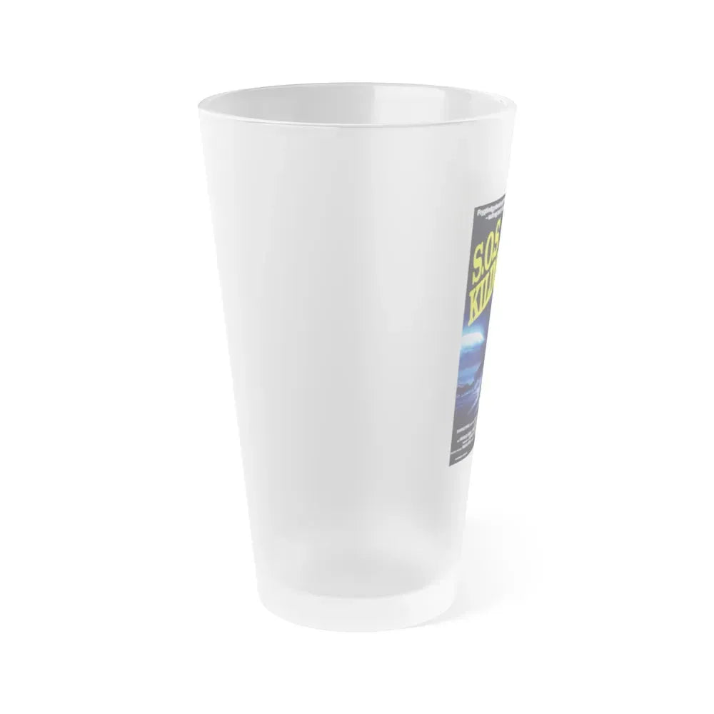 IN THE SHADOW OF KILIMANJARO (DANISH) 1985 Movie Poster - Frosted Pint Glass 16oz - Go Mug Yourself