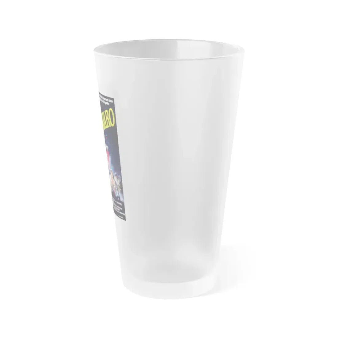 IN THE SHADOW OF KILIMANJARO (DANISH) 1985 Movie Poster - Frosted Pint Glass 16oz - Go Mug Yourself