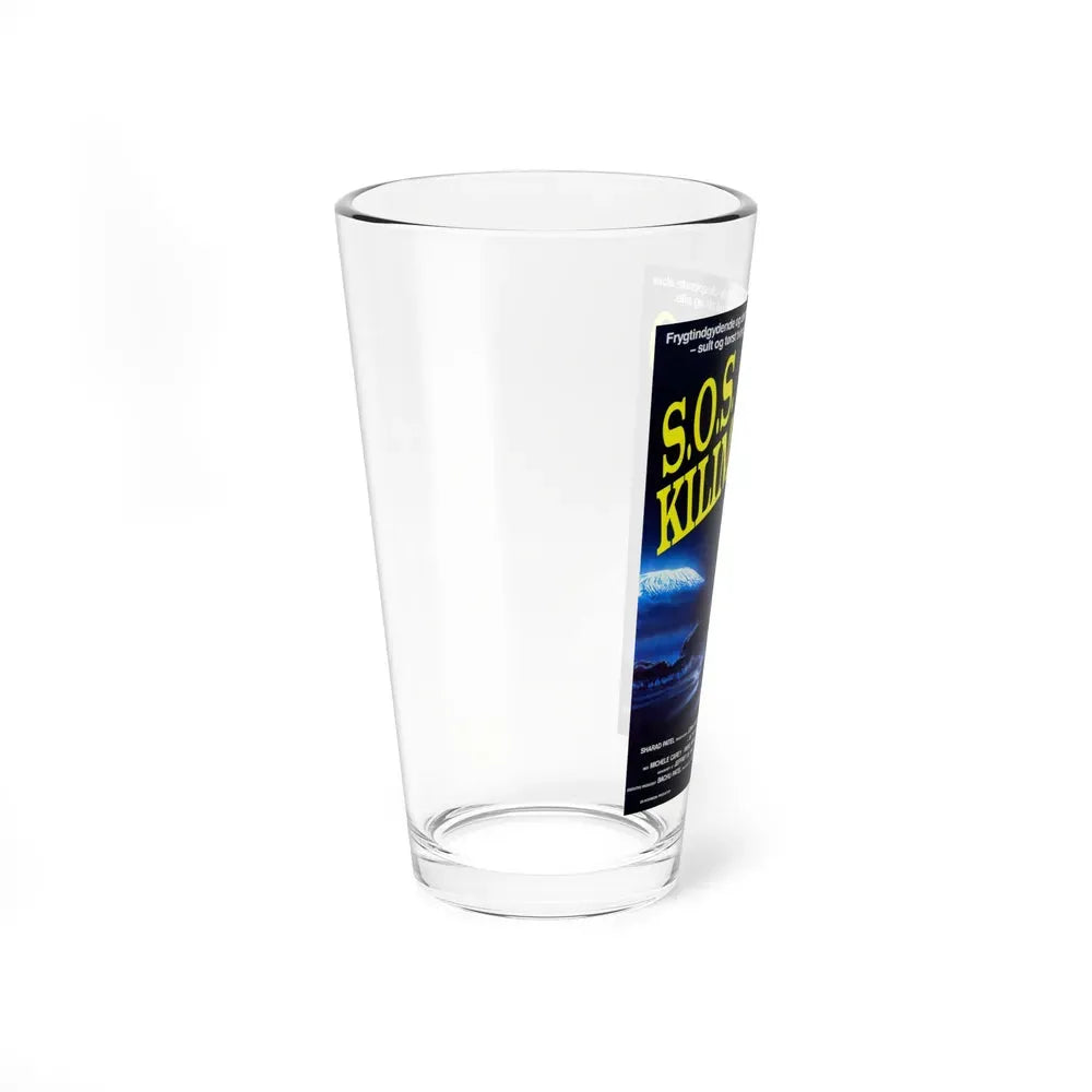 IN THE SHADOW OF KILIMANJARO (DANISH) 1985 Movie Poster - Pint Glass 16oz - Go Mug Yourself
