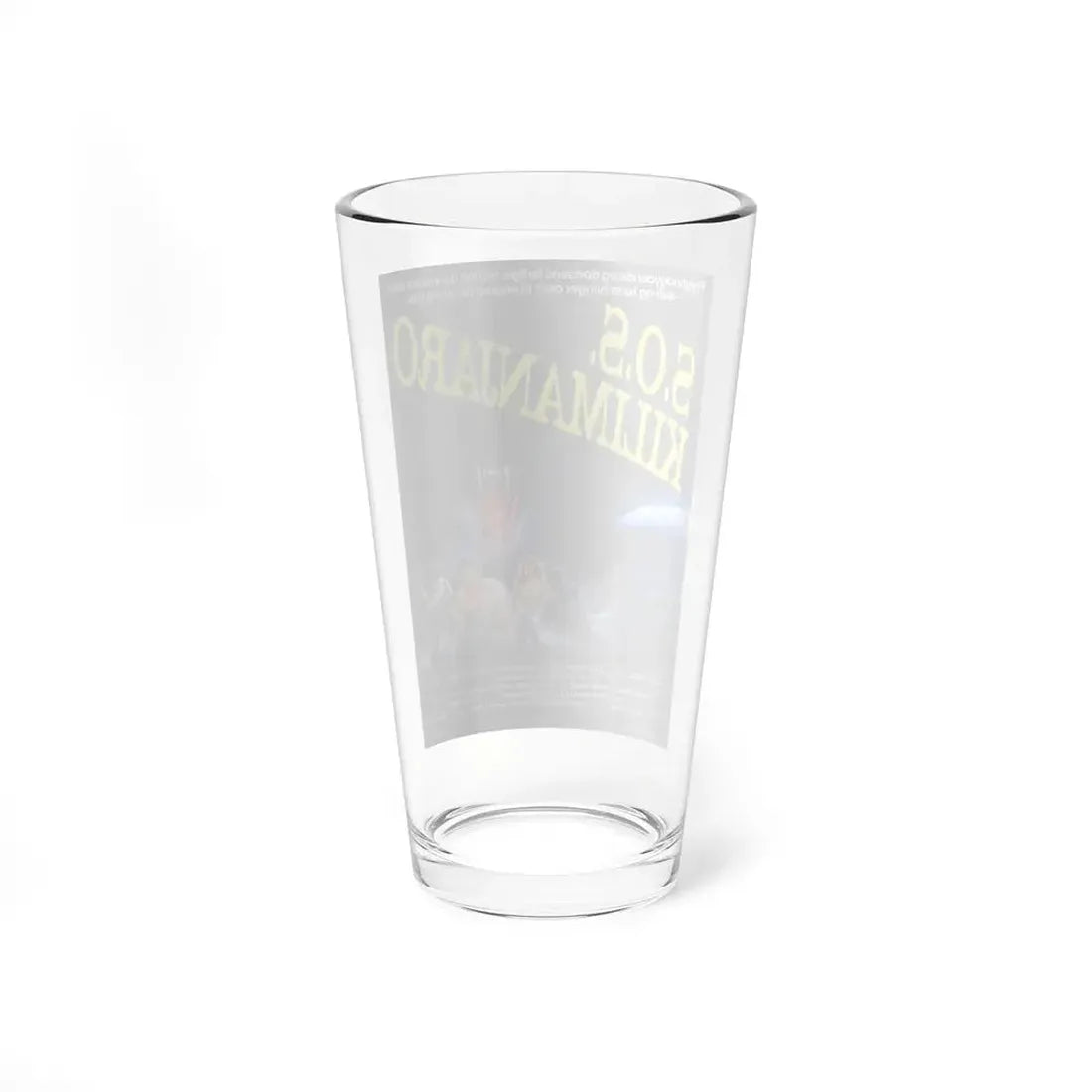 IN THE SHADOW OF KILIMANJARO (DANISH) 1985 Movie Poster - Pint Glass 16oz - Go Mug Yourself