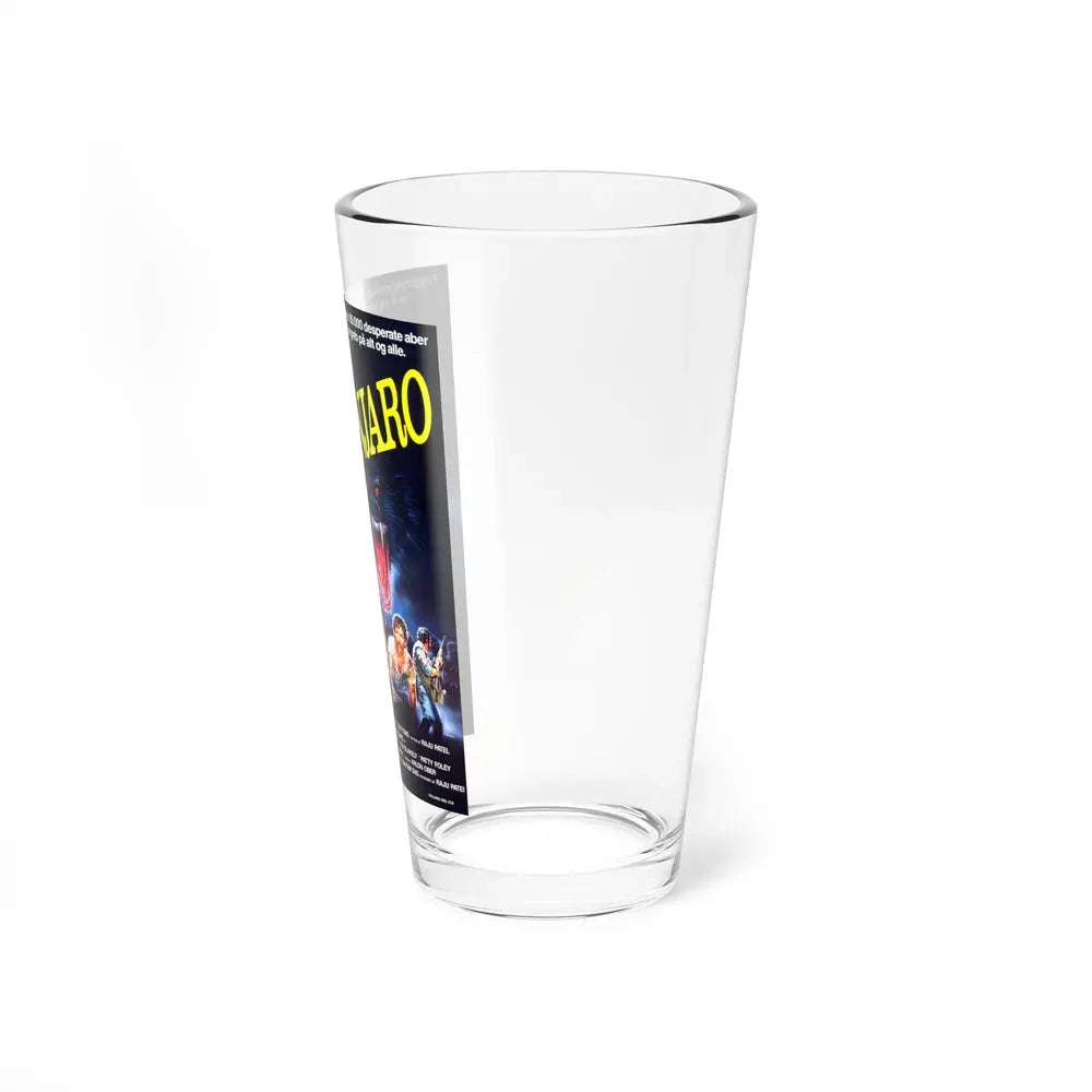 IN THE SHADOW OF KILIMANJARO (DANISH) 1985 Movie Poster - Pint Glass 16oz - Go Mug Yourself