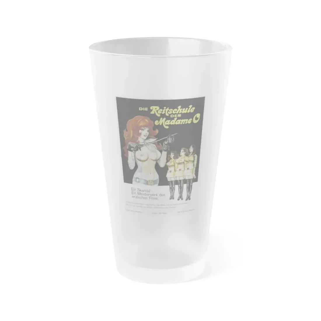 IN THE SIGN OF THE LION 1976 Movie Poster - Frosted Pint Glass 16oz 16oz Frosted - Go Mug Yourself