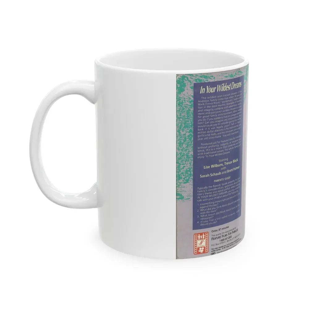 IN YOUR WILDEST DREAMS (VHS COVER) - White Coffee Mug - Go Mug Yourself