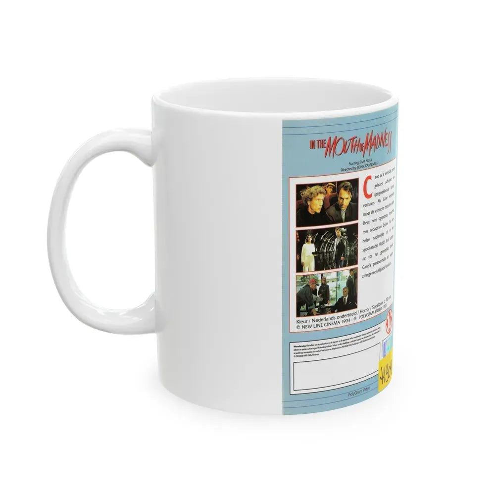 IN0THE MOUTH OF MADNESS (VHS COVER) - White Coffee Mug - Go Mug Yourself