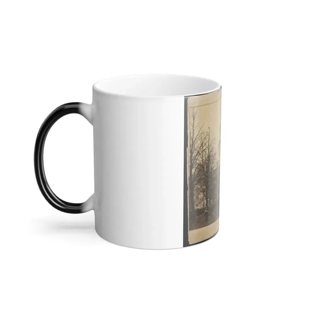 Inauguration of Abraham Lincoln at the U.S. Capitol, 1861 (U.S. Civil War) Color Changing Coffee Mug 11oz - Go Mug Yourself
