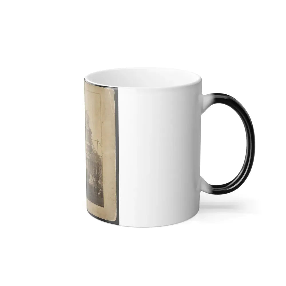 Inauguration of Abraham Lincoln at the U.S. Capitol, 1861 (U.S. Civil War) Color Changing Coffee Mug 11oz - Go Mug Yourself