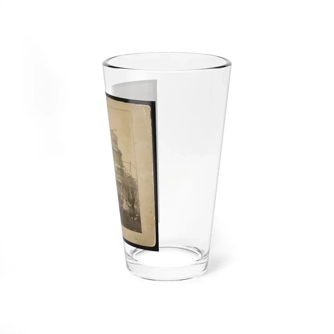 Inauguration Of Abraham Lincoln At The U.S. Capitol, 1861 (U.S. Civil War) Pint Glass 16oz - Go Mug Yourself