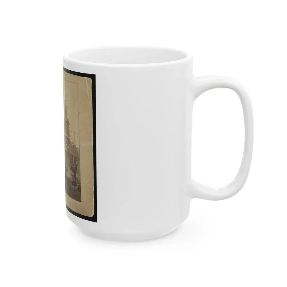 Inauguration Of Abraham Lincoln At The U.S. Capitol, 1861 (U.S. Civil War) White Coffee Mug - Go Mug Yourself