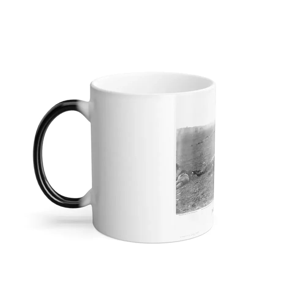 Incidents of the War. A Harvest of Death, Gettysburg, July, 1863 (U.S. Civil War) Color Changing Coffee Mug 11oz - Go Mug Yourself