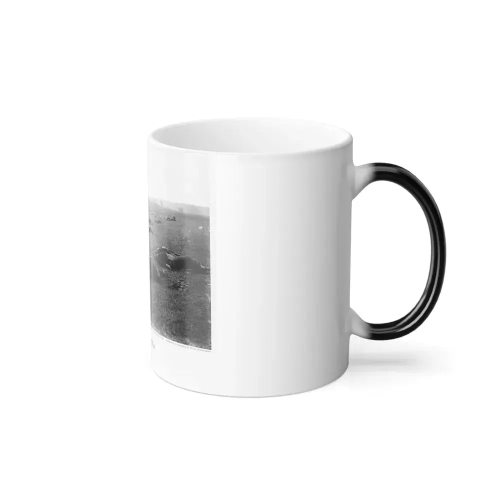 Incidents of the War. A Harvest of Death, Gettysburg, July, 1863 (U.S. Civil War) Color Changing Coffee Mug 11oz - Go Mug Yourself