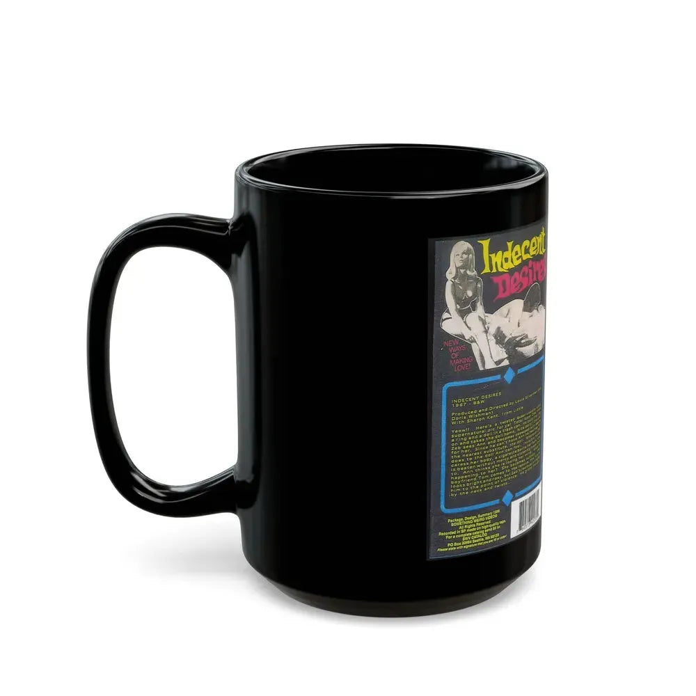 INDECENT DESIRES SWV SOMETHING WEIRD VIDEO (VHS COVER) - Black Coffee Mug - Go Mug Yourself