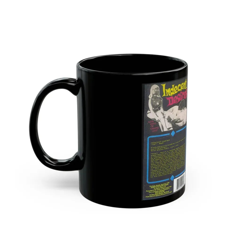 INDECENT DESIRES SWV SOMETHING WEIRD VIDEO (VHS COVER) - Black Coffee Mug - Go Mug Yourself