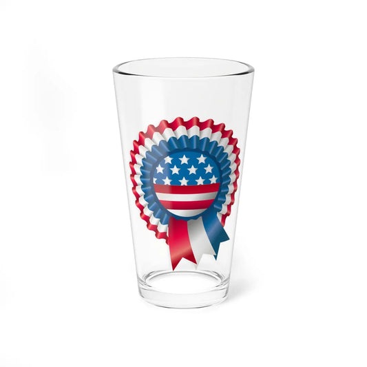 Independence Day of United States ribbon (United States) Pint Glass 16oz 16oz - Go Mug Yourself