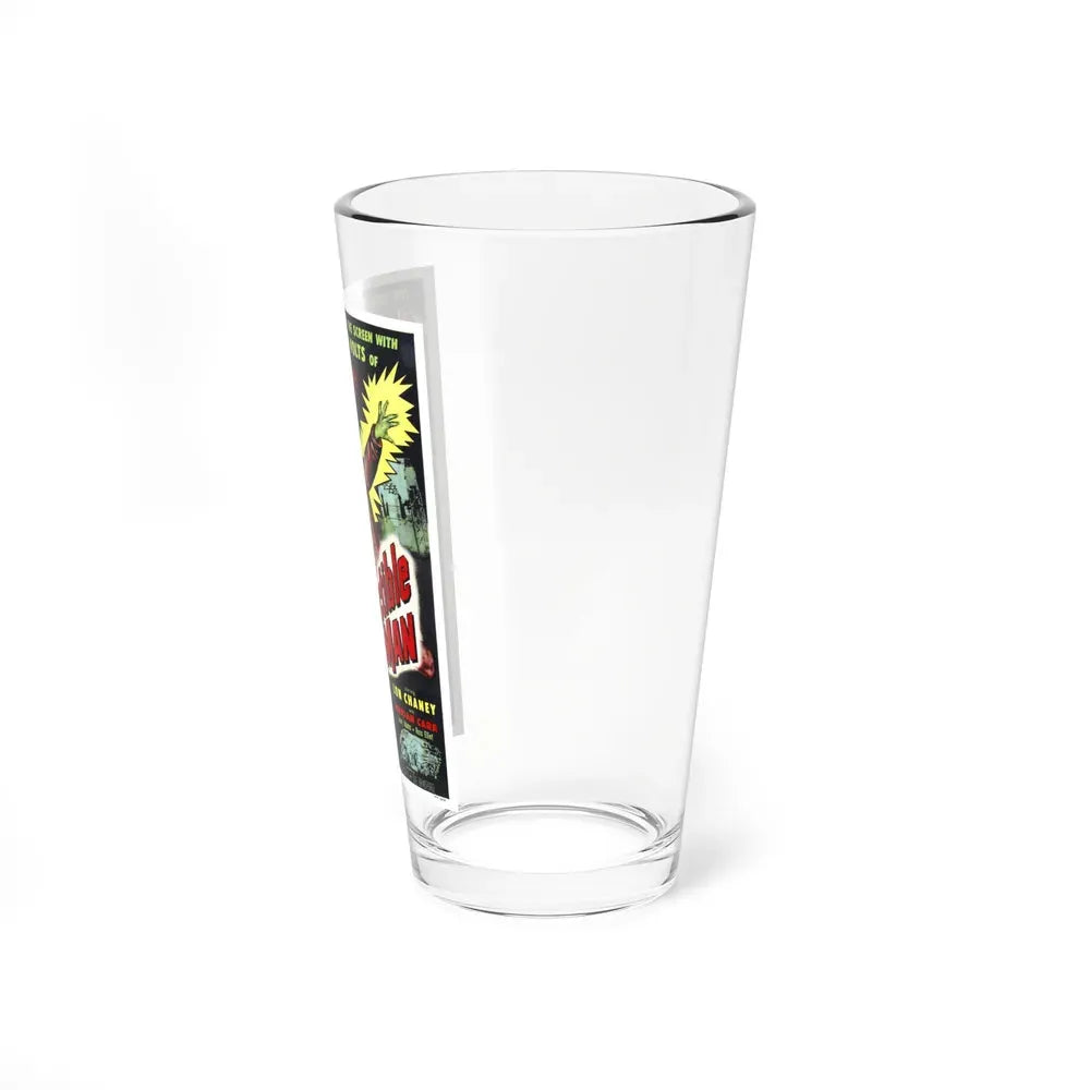INDESTRUCTIBLE MAN 1956 Movie Poster - Pint Glass 16oz - Go Mug Yourself
