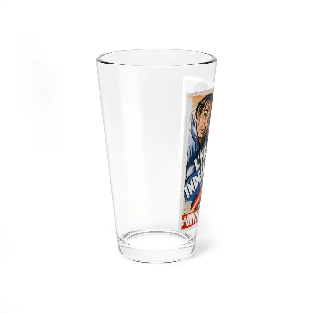 INDESTRUCTIBLE MAN (BELGIAN) 1956 Movie Poster - Pint Glass 16oz - Go Mug Yourself