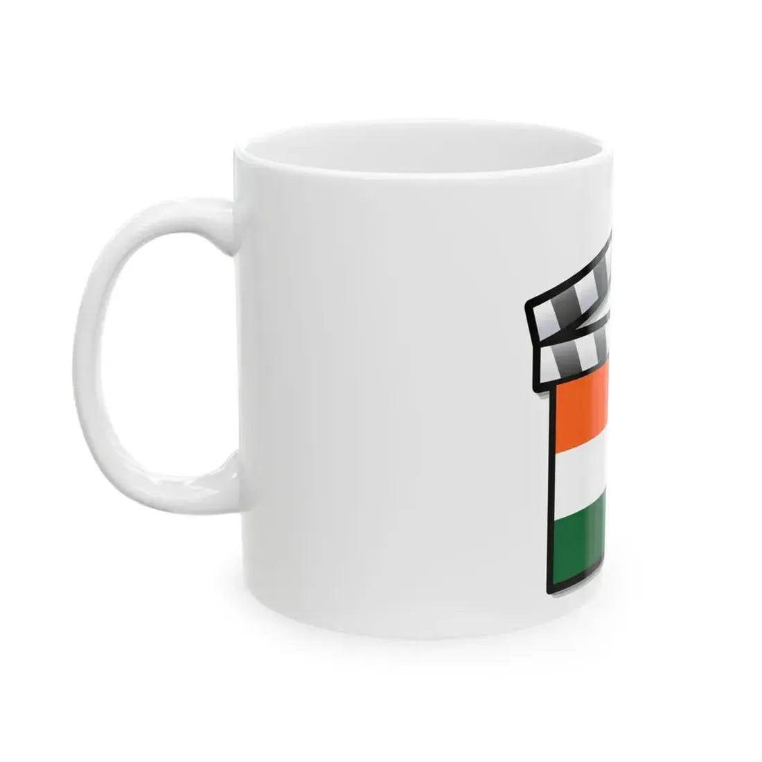 India film clapperboard (India) White Coffee Mug - Go Mug Yourself