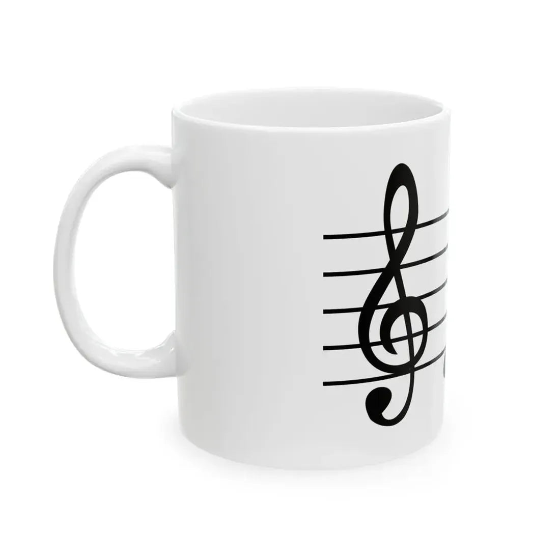India-music (India) White Coffee Mug - Go Mug Yourself