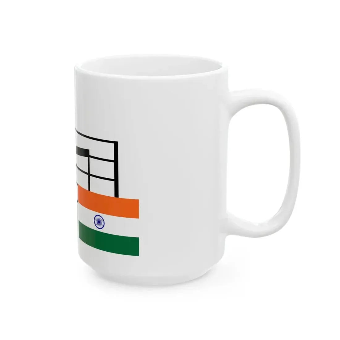 India-music (India) White Coffee Mug - Go Mug Yourself