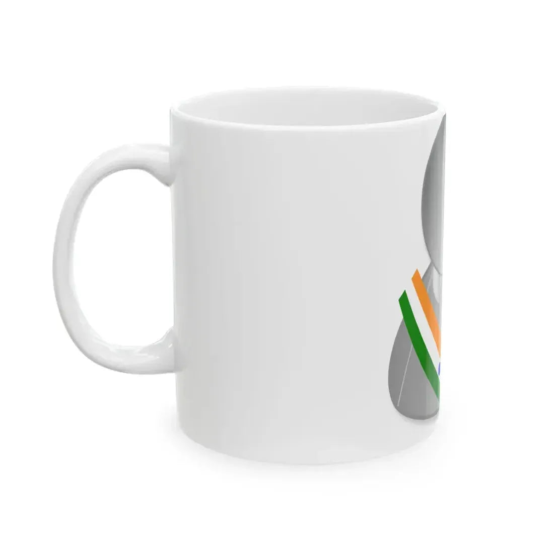 India politic personality icon (India) White Coffee Mug - Go Mug Yourself