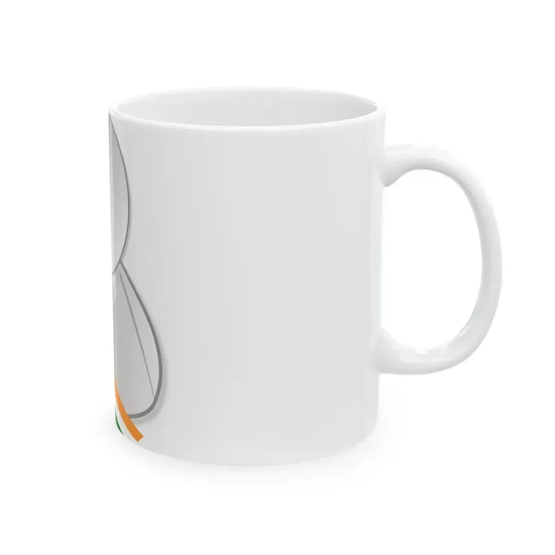 India politic personality icon (India) White Coffee Mug - Go Mug Yourself