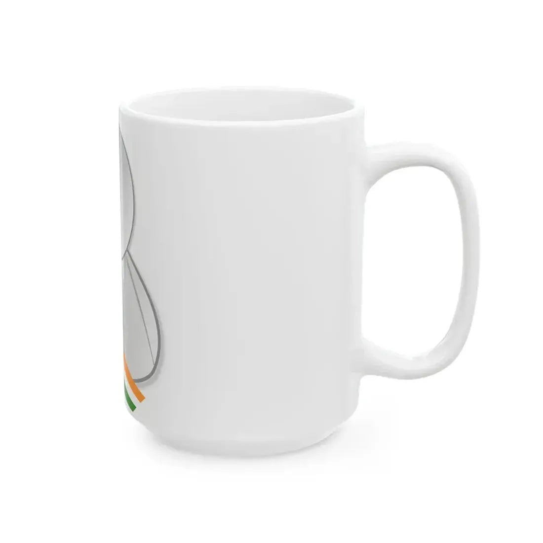 India politic personality icon (India) White Coffee Mug - Go Mug Yourself