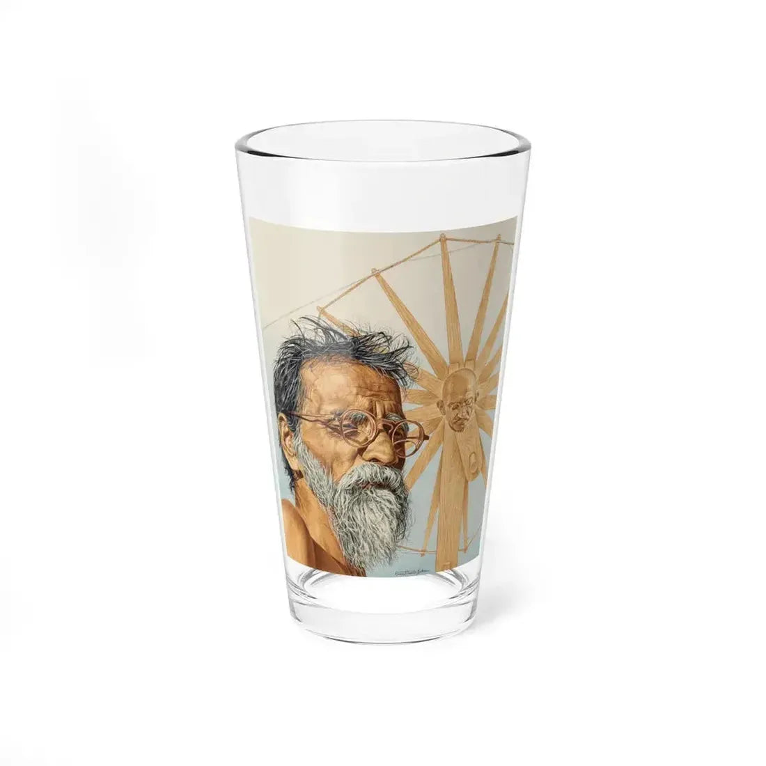 India's Vindba Bhave, Time magazine cover, May 11, 1953 - Pint Glass 16oz 16oz - Go Mug Yourself