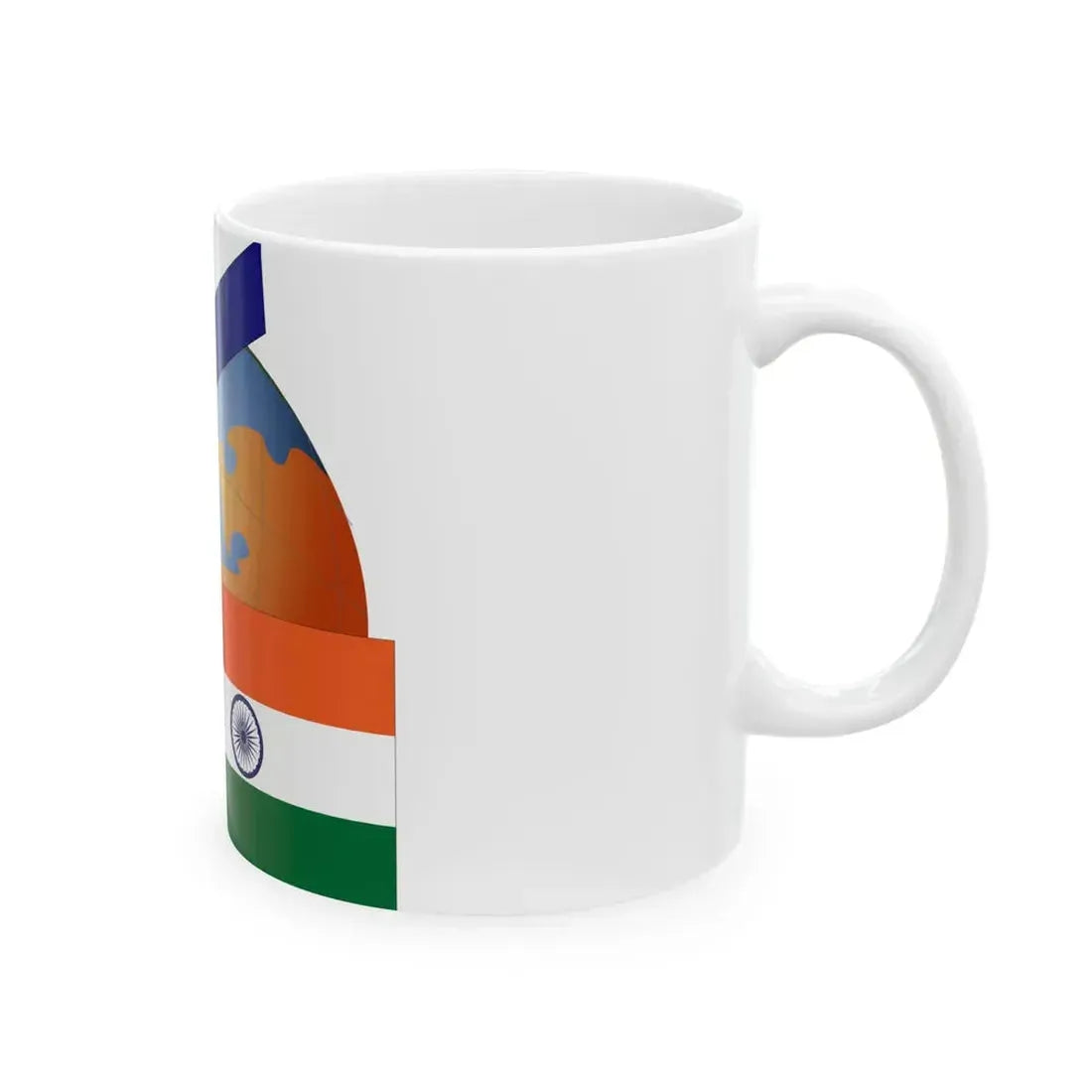 India-Satellite (India) White Coffee Mug - Go Mug Yourself