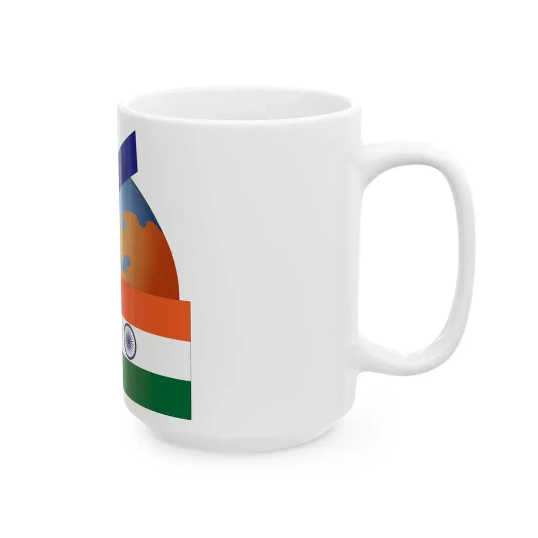 India-Satellite (India) White Coffee Mug - Go Mug Yourself