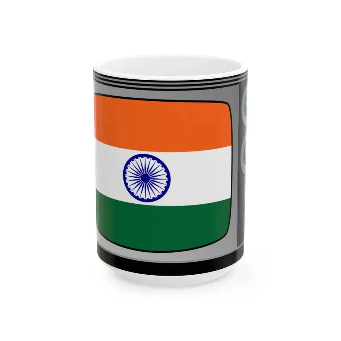 India Television icon (India) White Coffee Mug 15oz - Go Mug Yourself