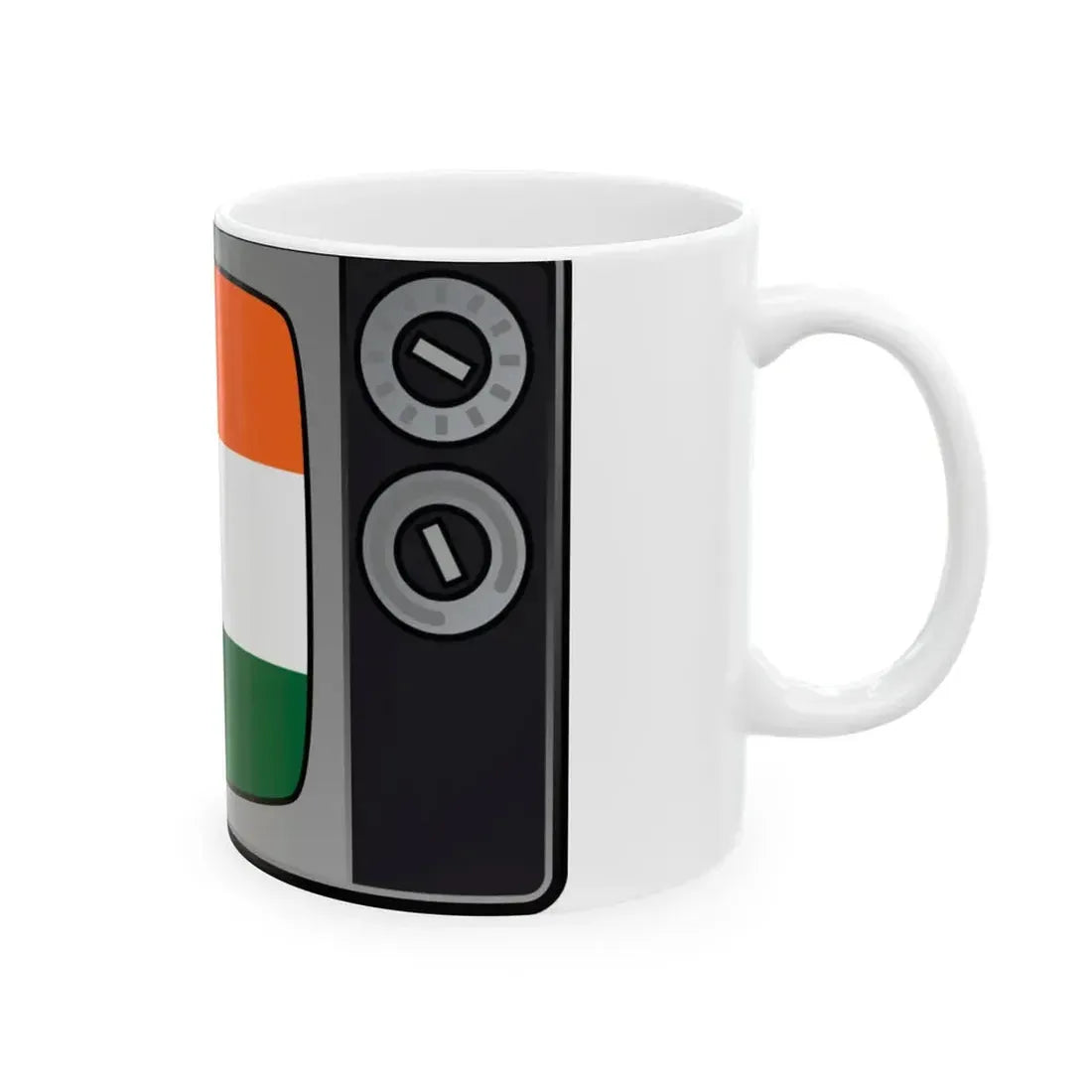 India Television icon (India) White Coffee Mug - Go Mug Yourself