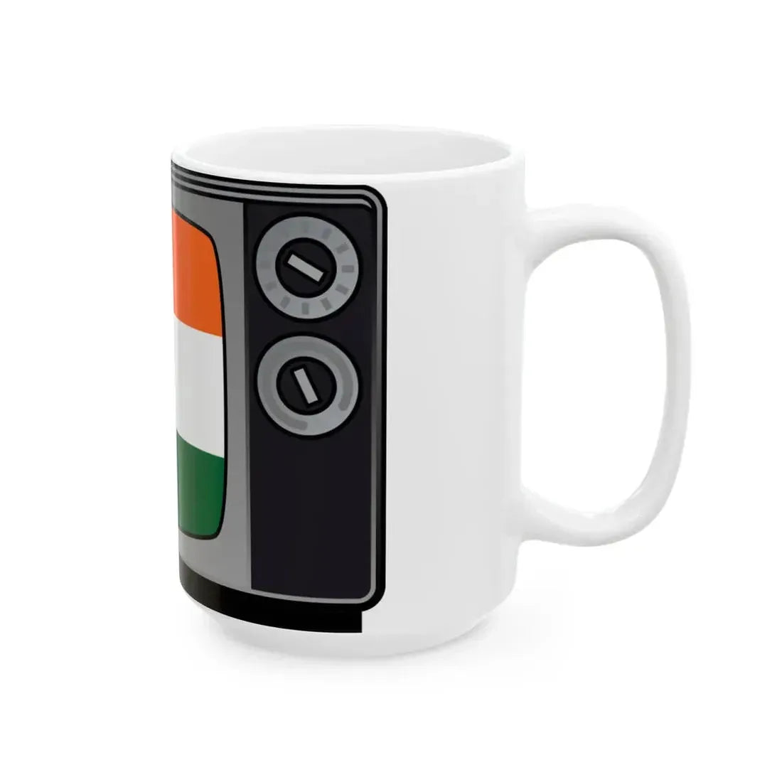 India Television icon (India) White Coffee Mug - Go Mug Yourself