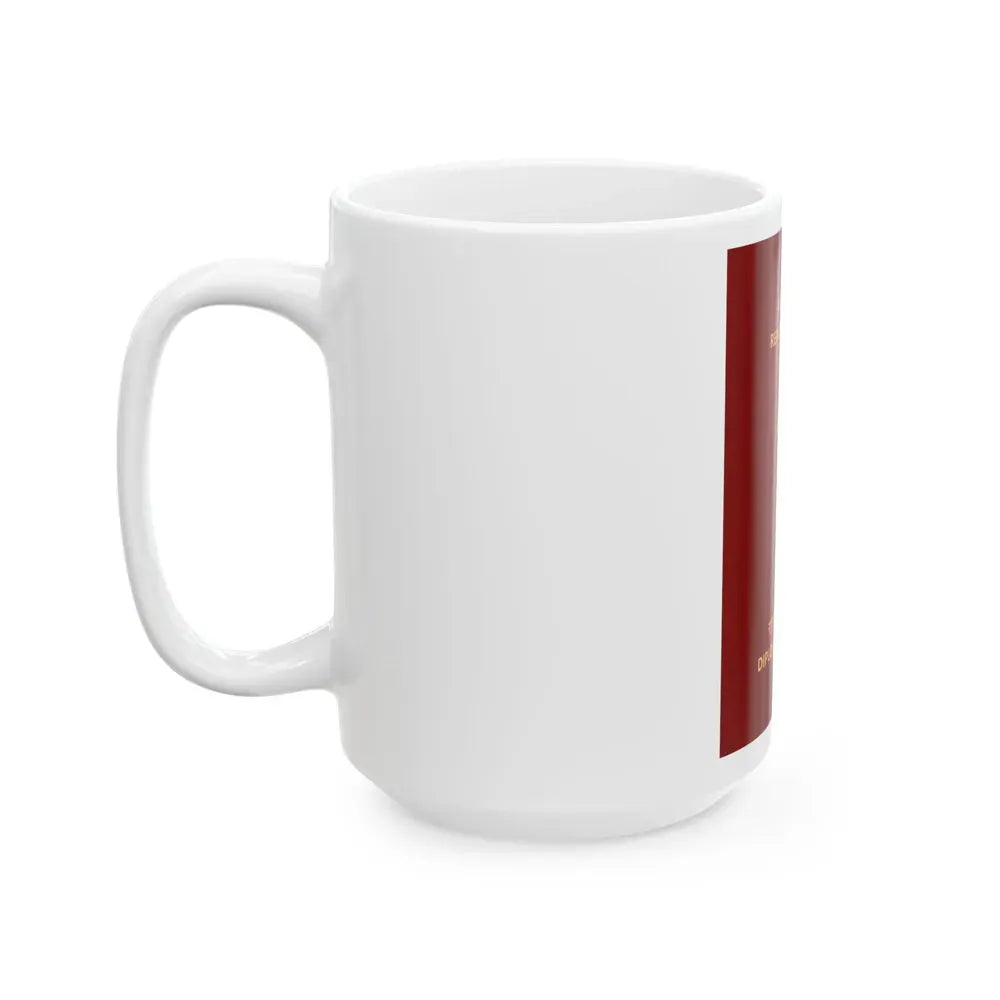 Indian Diplomatic Passport - White Coffee Mug - Go Mug Yourself