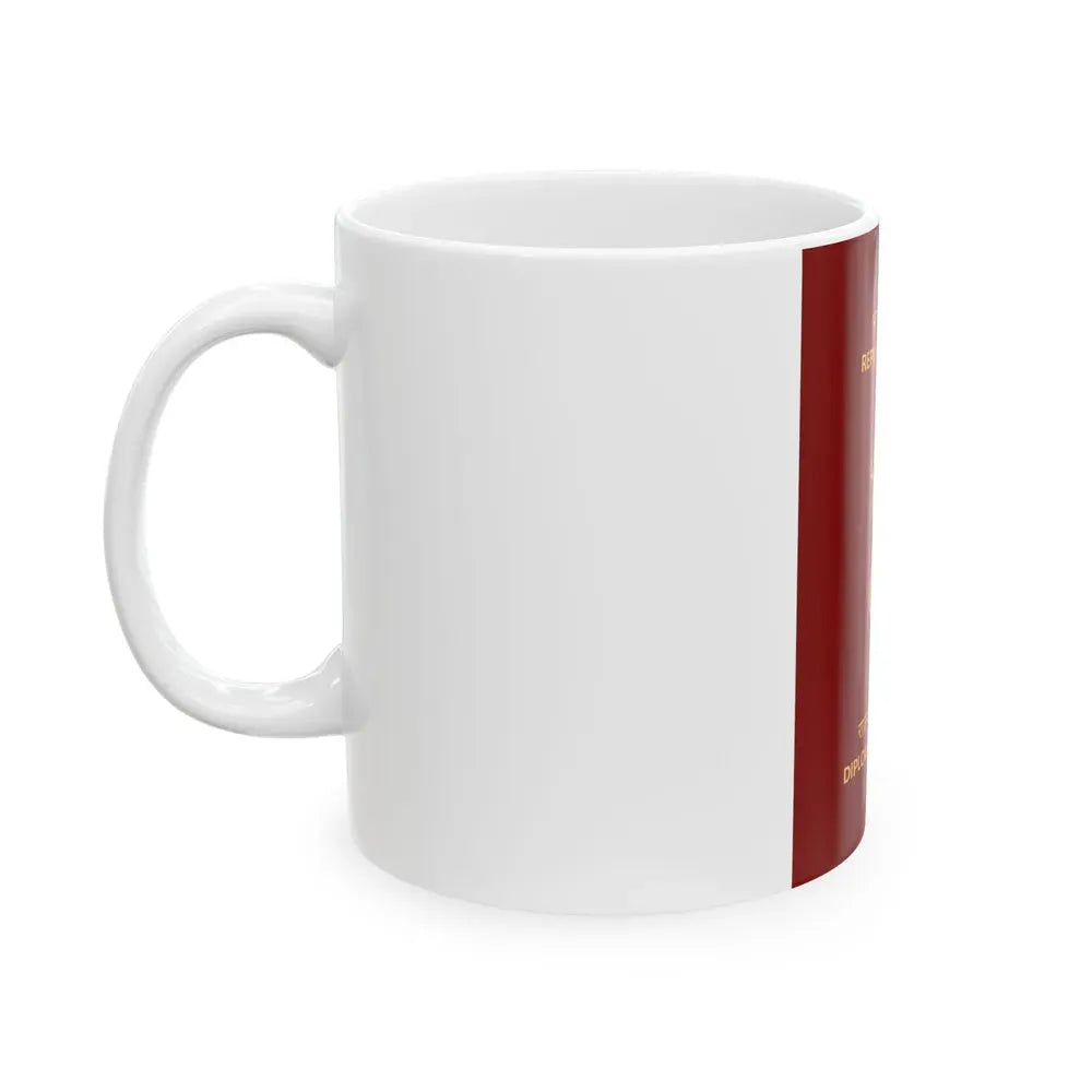 Indian Diplomatic Passport - White Coffee Mug - Go Mug Yourself