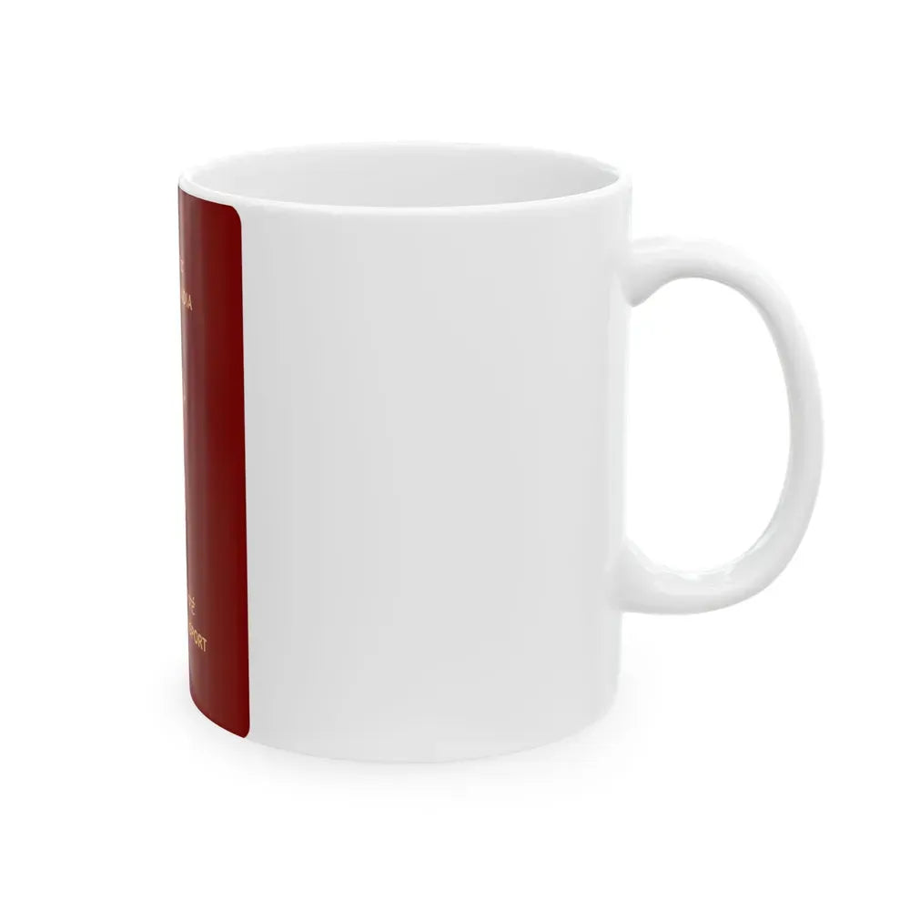 Indian Diplomatic Passport - White Coffee Mug - Go Mug Yourself