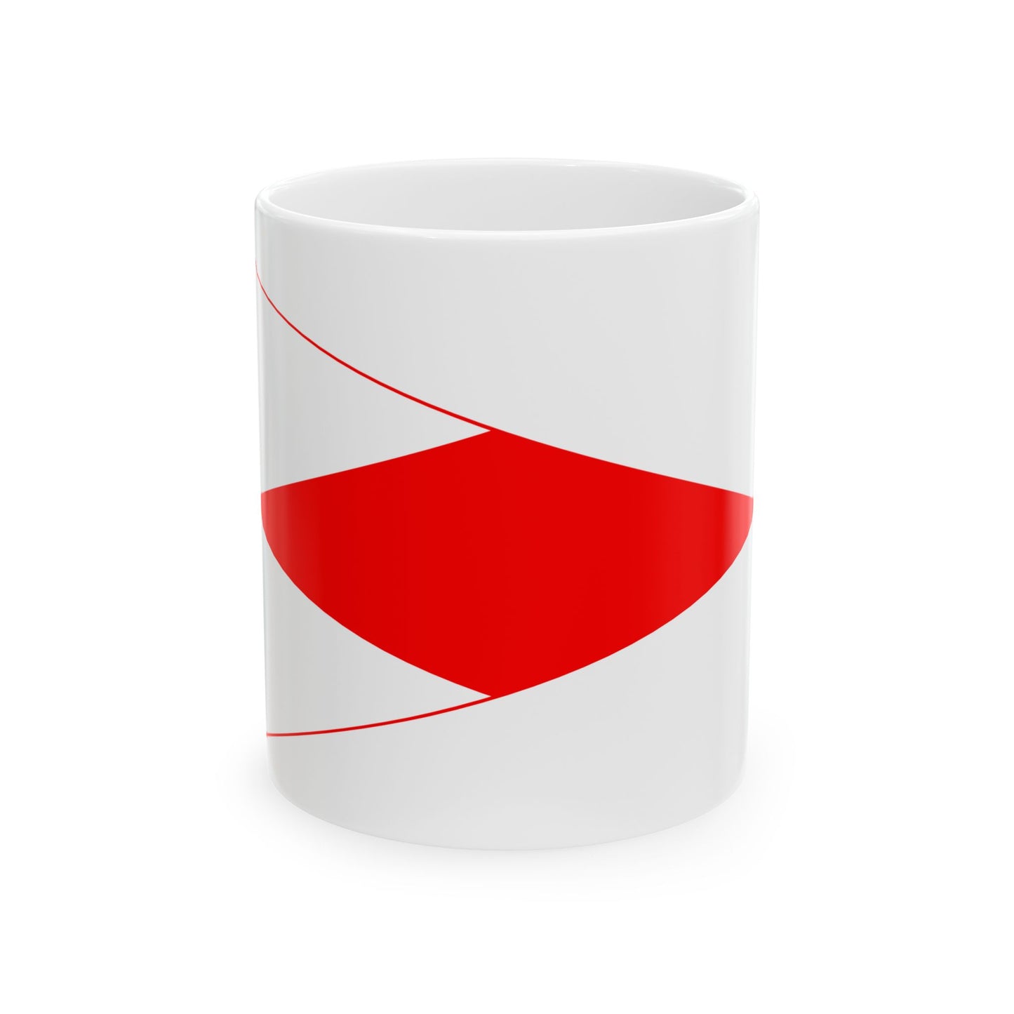 Indian Harbor Yacht Club Burgee (United States) White Coffee Mug-11oz-Go Mug Yourself